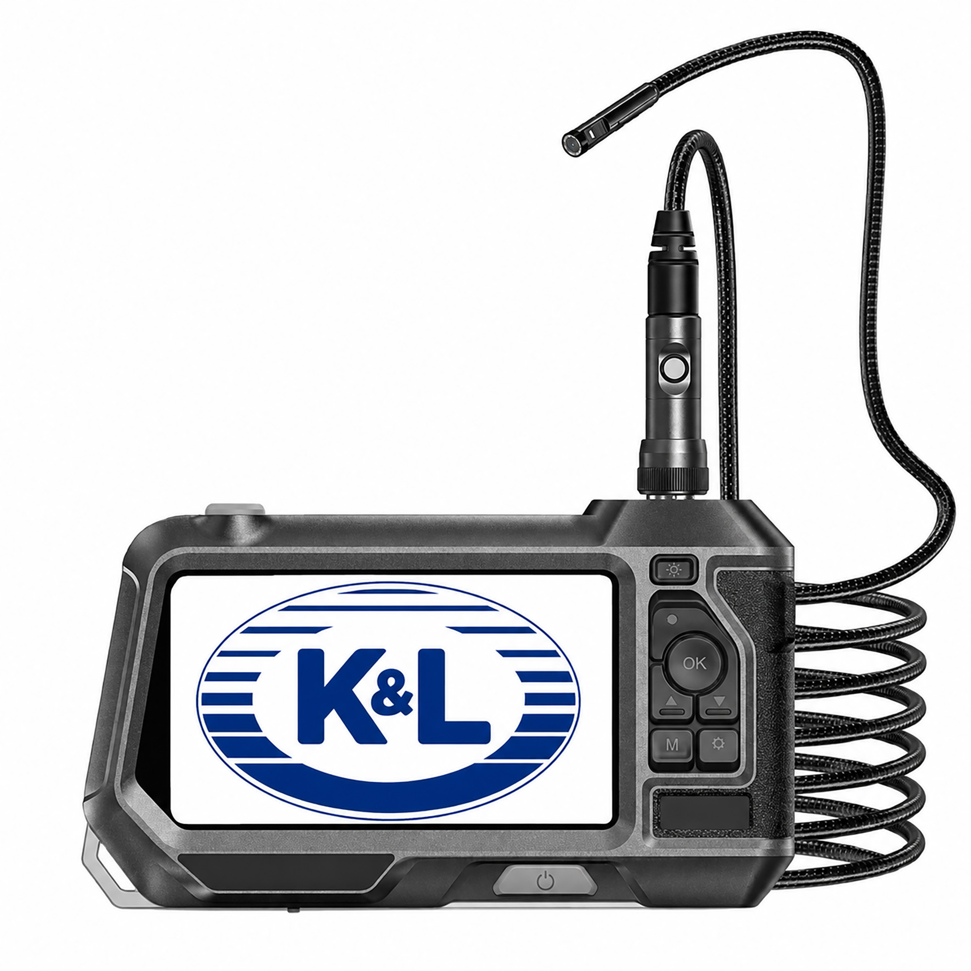 K&L Supply K60 Dual Lens Borescope Inspection Camera, 5.5mm Probe, 5in. HD Display, Honda OEM Part 07AAJ-6S9C100